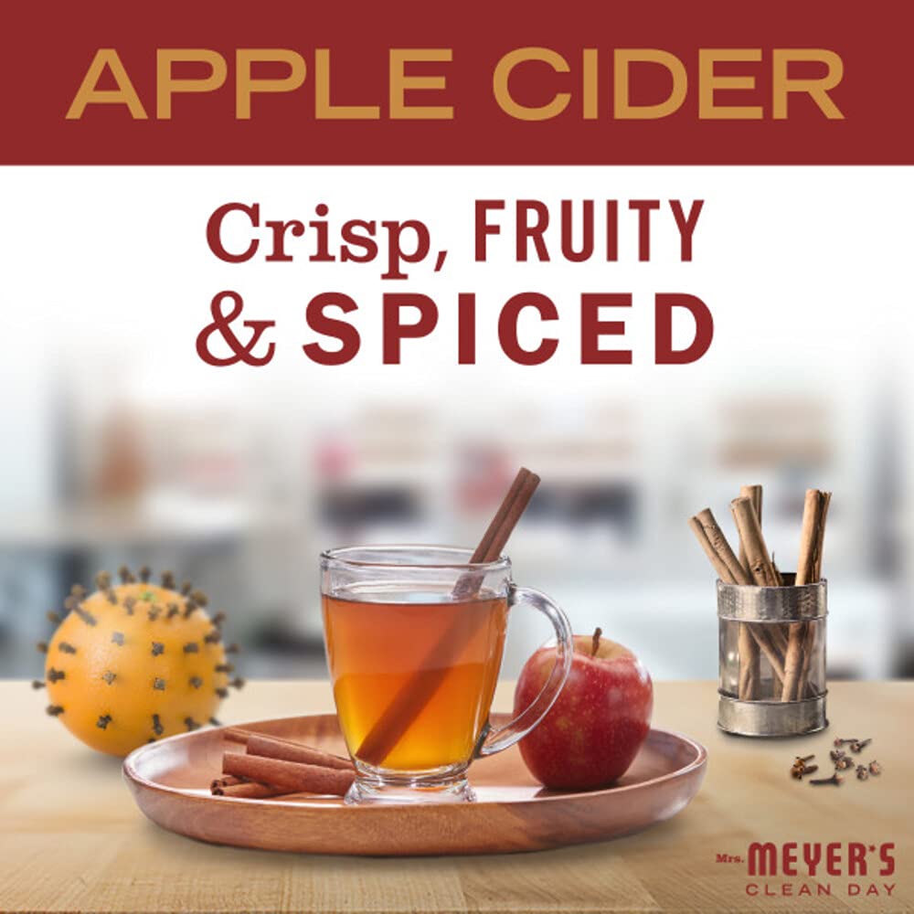 Mrs. Meyer's Apple Cider candle cruelty-free and Leaping Bunny certified.