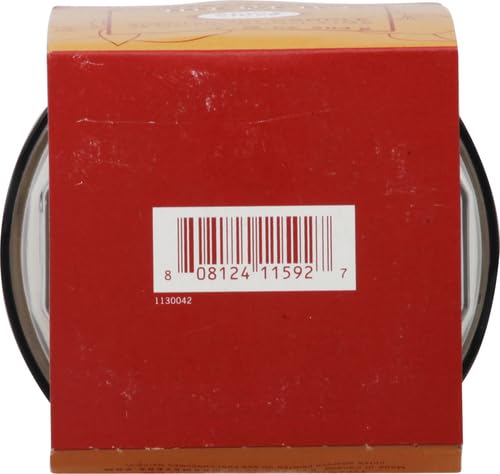 Mrs. Meyer's Apple Cider lead-free wick promotes even burning.