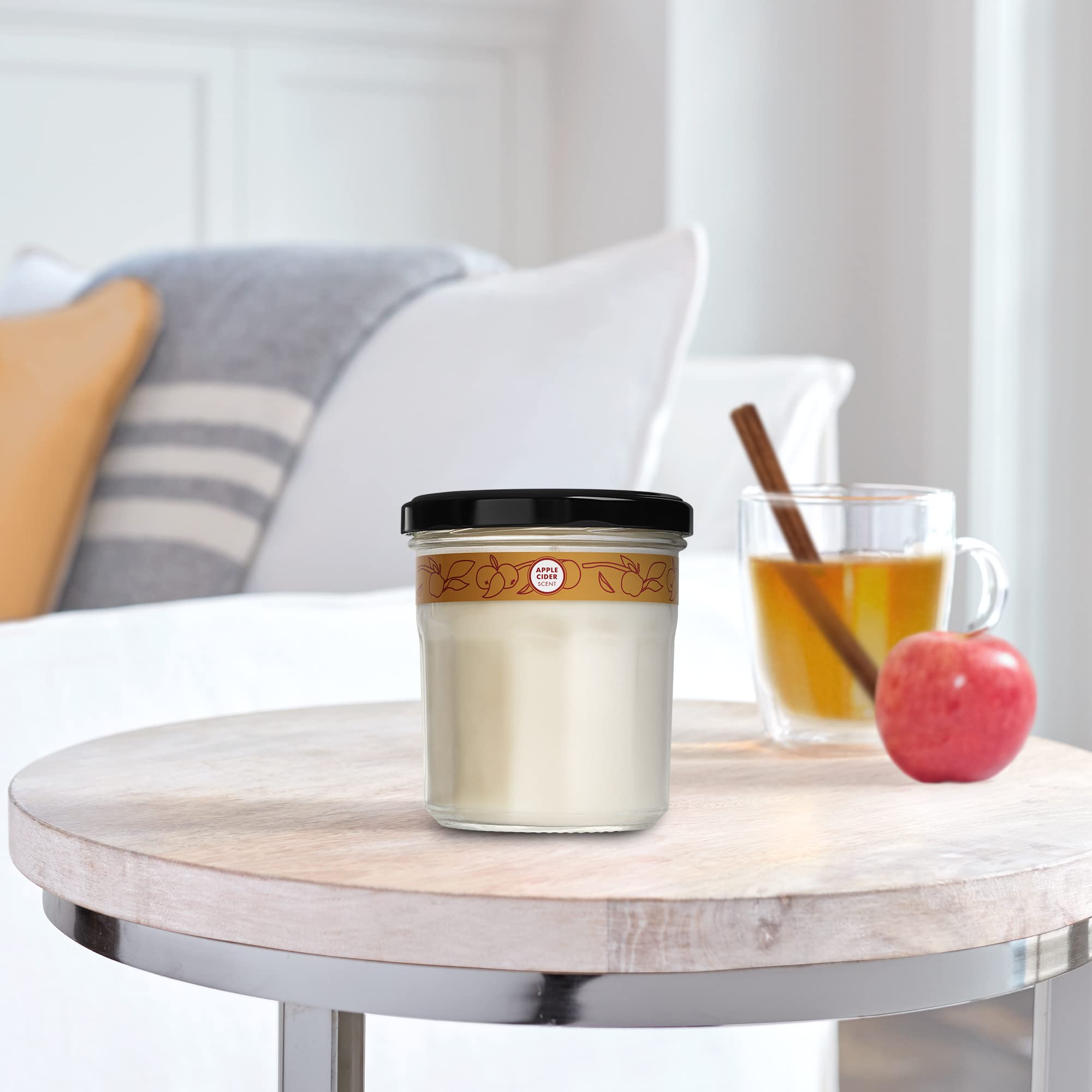 Mrs. Meyer's Apple Cider recyclable glass jar supports eco-friendly gifting.