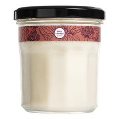Mrs. Meyer's Clean Day Fall Leaves candle in a 7.2 oz jar for warm autumn ambience.