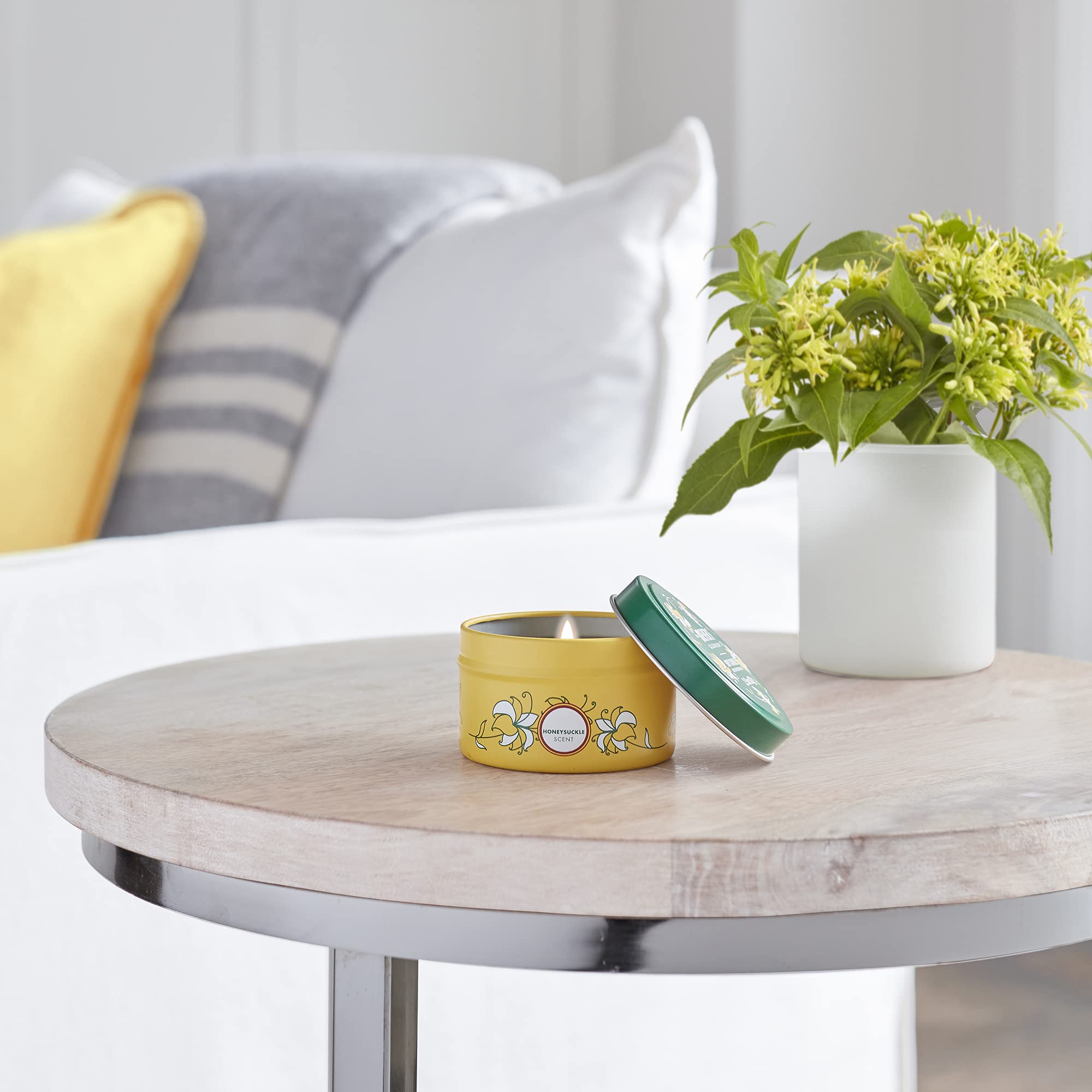 Mrs. Meyer's honeysuckle fragrance brings garden vibes to any room.