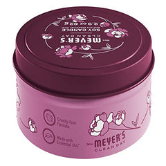 Close-up of peony scent from Mrs. Meyer's Clean Day candle.