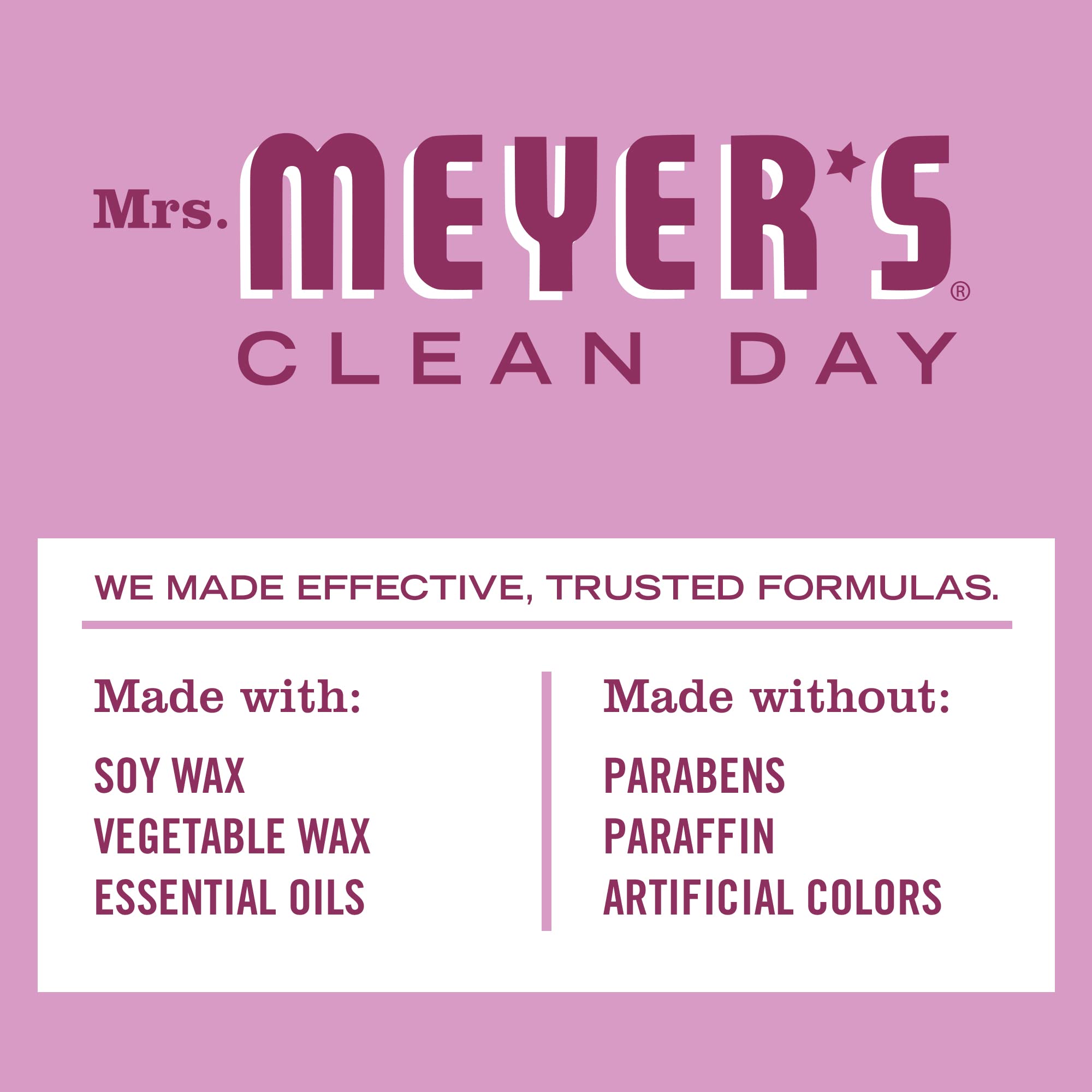 Decorative peony tin packaging from Mrs. Meyer's Clean Day candle.