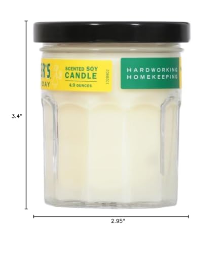 Mrs. Meyer's cruelty-free Leaping Bunny certified candle signals responsible quality.