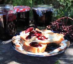 Cheese board pairing with Mrs. Miller's Elderberry Jelly offers delightful contrasts.