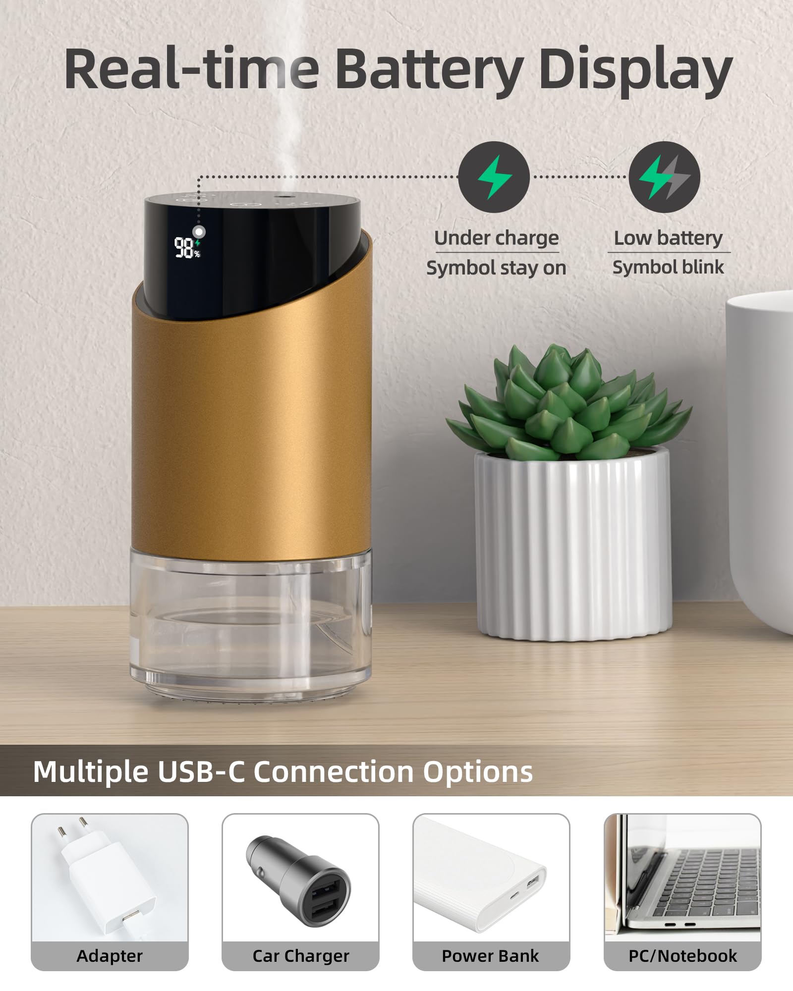 MRSCOZ diffuser covers up to 600 sq ft for home or office spaces