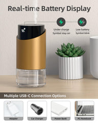 MRSCOZ diffuser covers up to 600 sq ft for home or office spaces