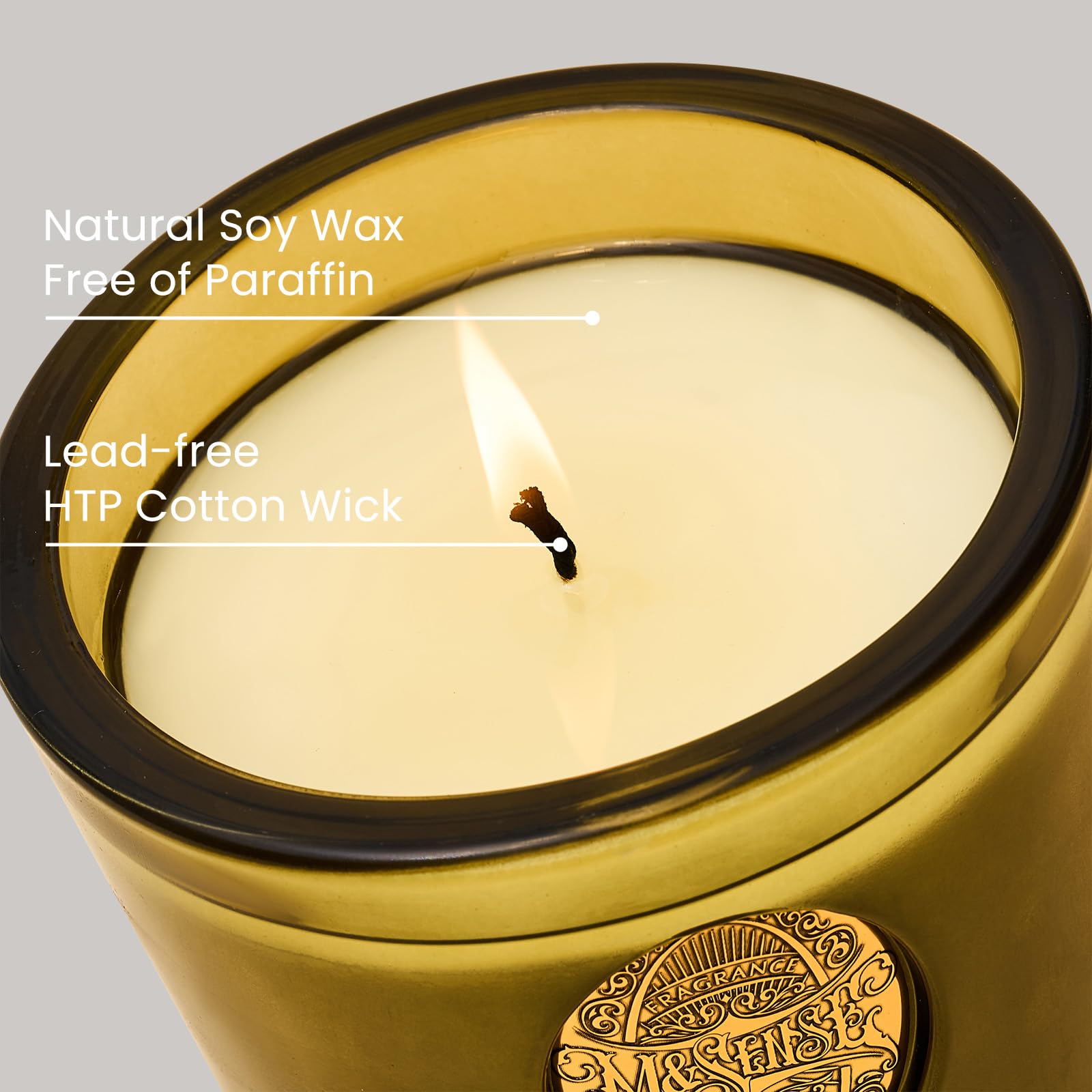 M SENSE soft glow in bedroom creates relaxing atmosphere.