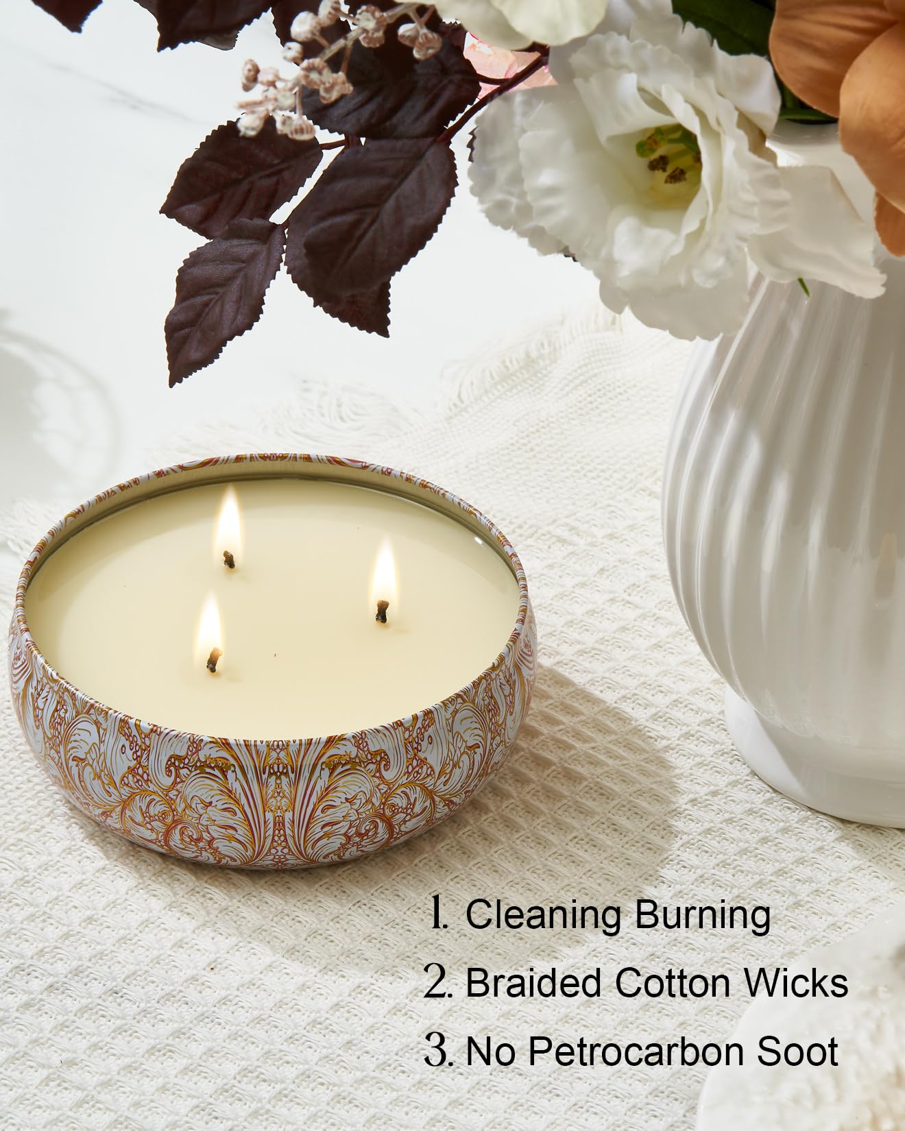 MSENSE Cherry Blossom candle gift-ready packaging and design