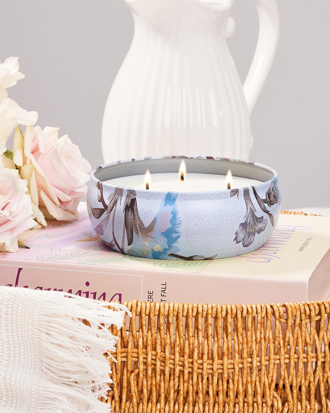 Eco-friendly packaging for M&SENSE Gardenia candle