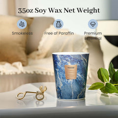 M&SENSE three lead-free cotton wicks ensure steady aroma throughout long sessions.