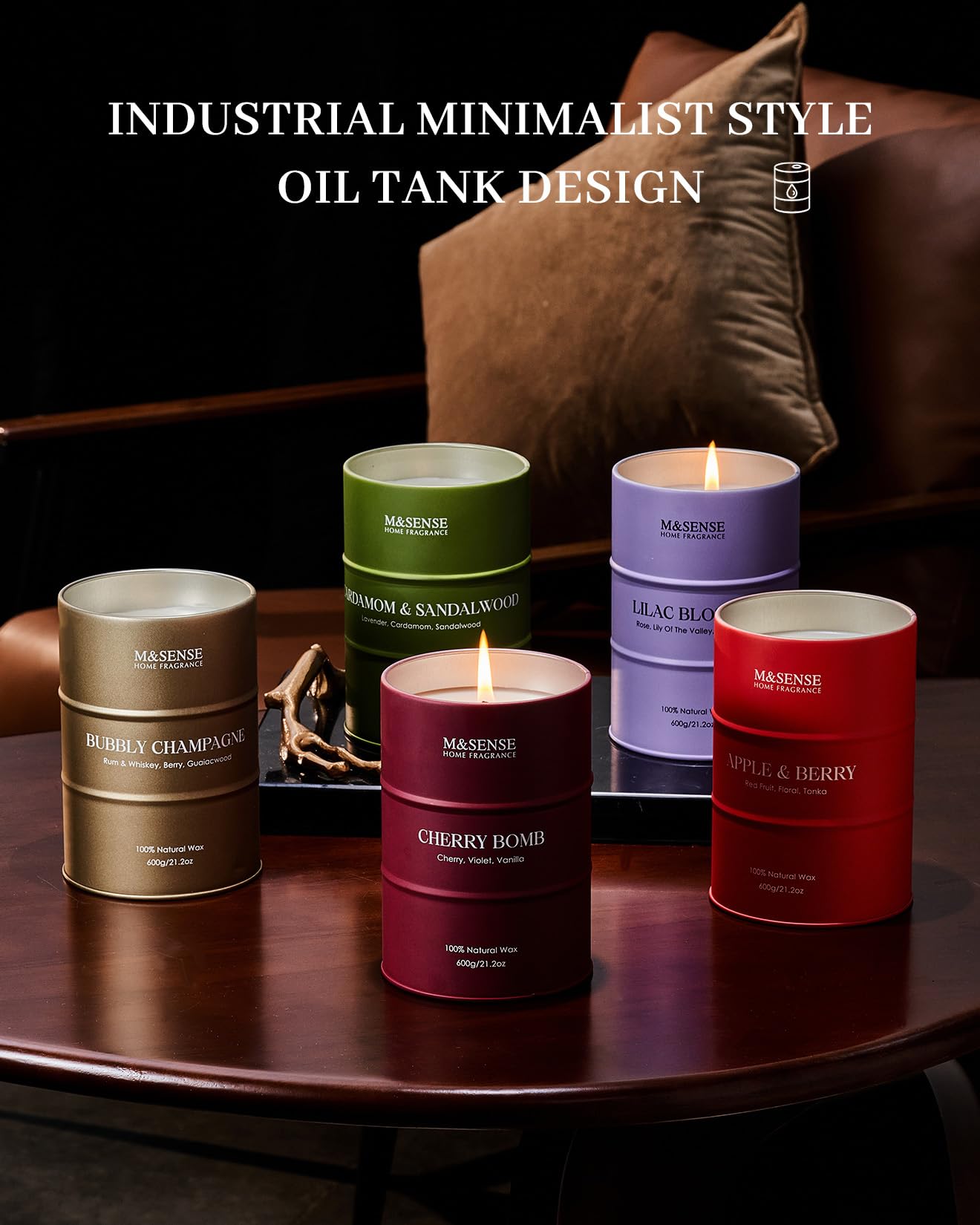 M&SENSE recyclable tin packaging supports sustainability.