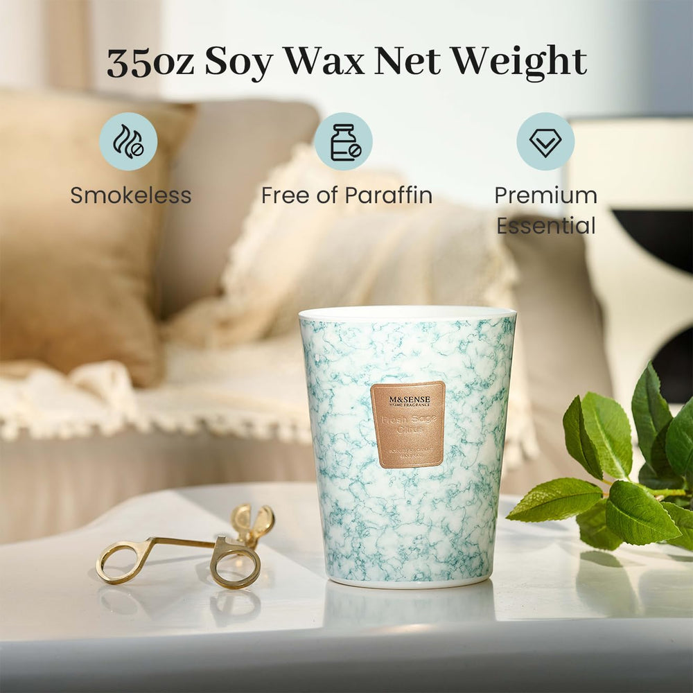 MSENSE marble-texture jar doubles as chic decor and reusable container