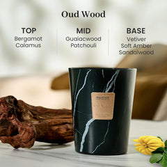 M&SENSE natural soy wax candle promotes safe, low-smoke ambiance.