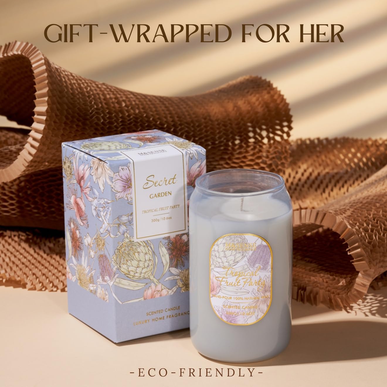 M&SENSE Ready-for-gifting candle perfect for birthdays and anniversaries