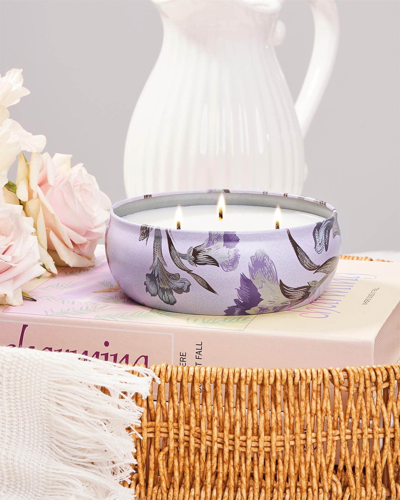 M&SENSE reusable tin serves as stylish storage after candle use.