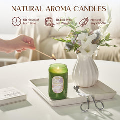 M&SENSE candle melt pool shown for even, smokeless burn
