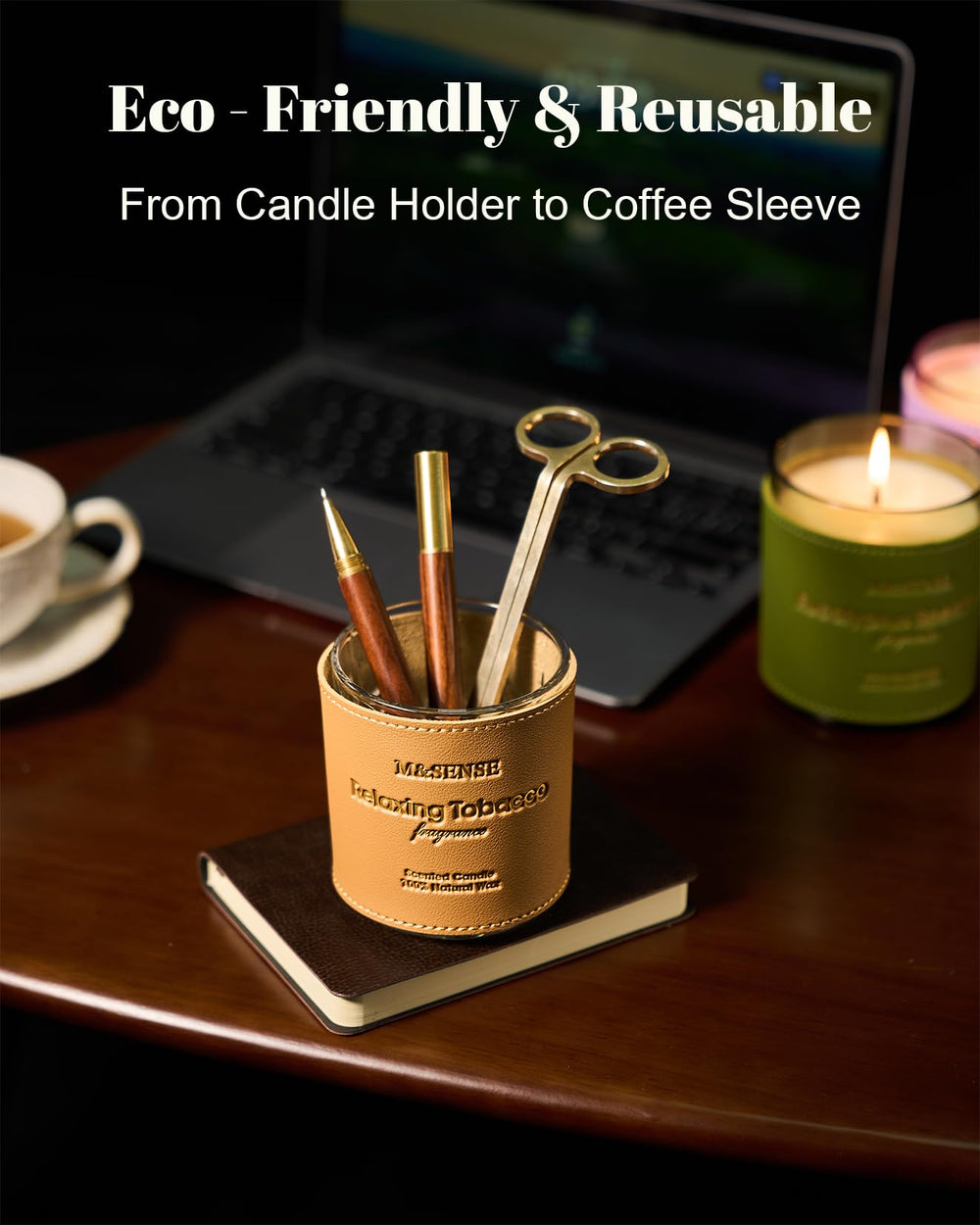 M&SENSE warm candlelight creates a cozy winter ambience.