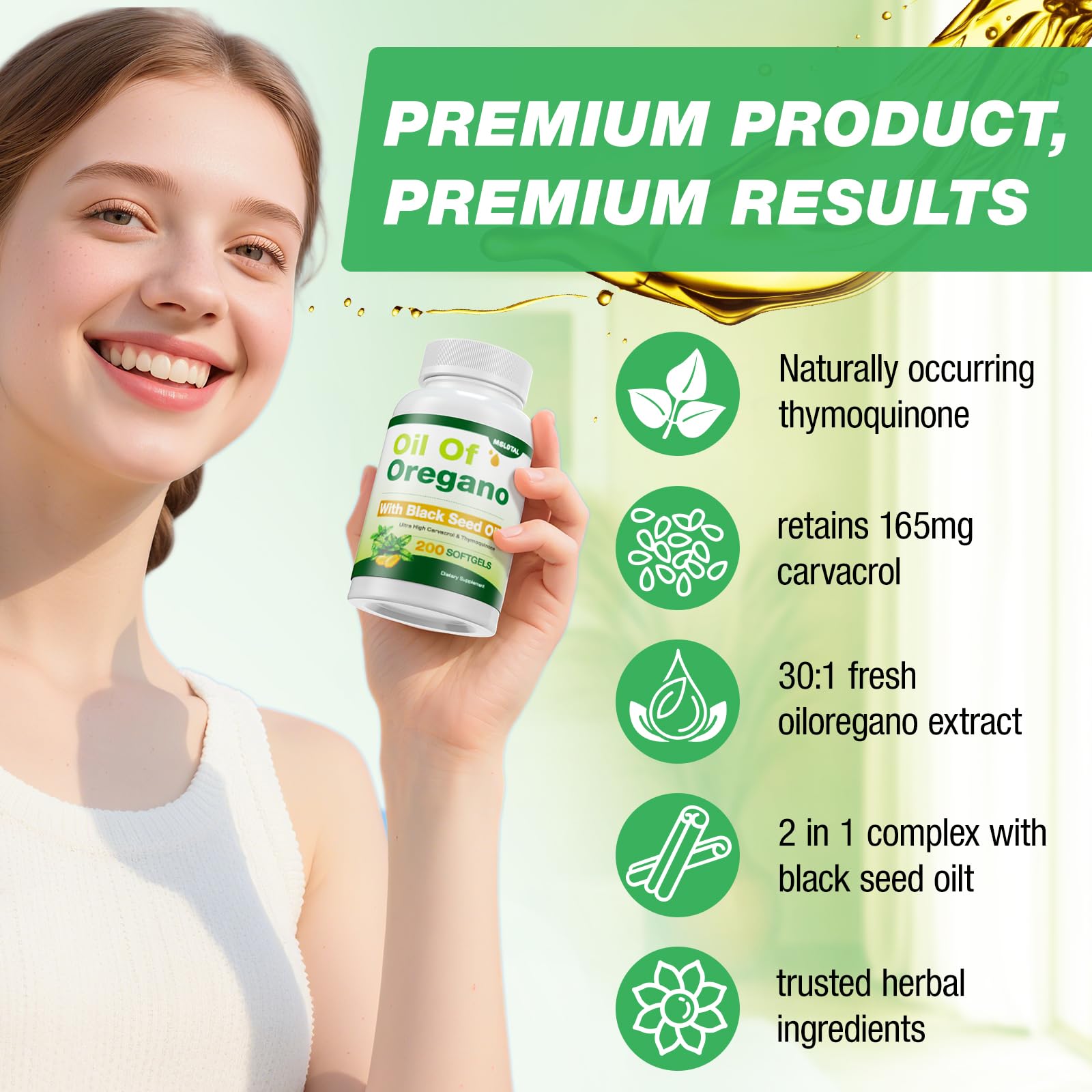 MSLOTAL bottle on kitchen counter suggests convenient travel-ready immune and digestive support.