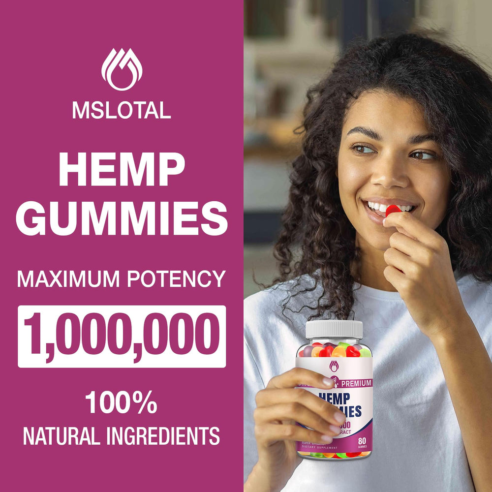 MSLOTAL Premium Gummies Omega-6 display for balanced nutrition