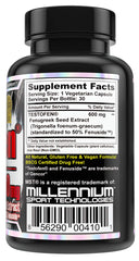 MST Testofen capsules close-up emphasizing clinically formulated fenugreek extract.