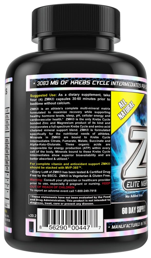 MST ZMK Nighttime capsules close-up for convenient nightly use.