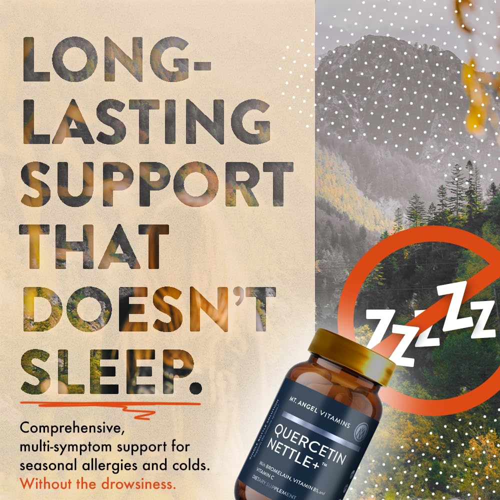 Quercetin Nettle+ label detail emphasizing third-party tested quality