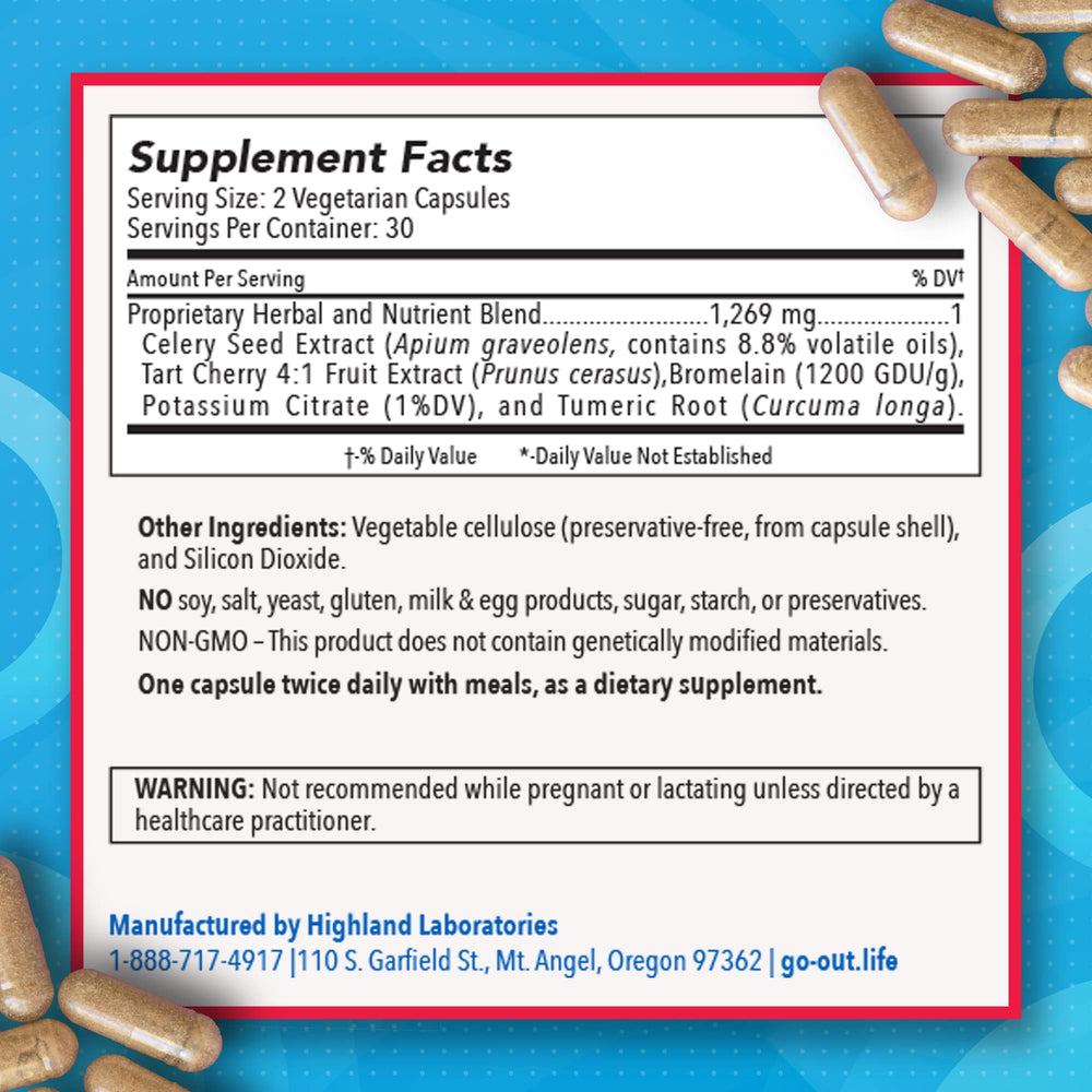 Celery seed extract visual emphasizing natural wellness cues.