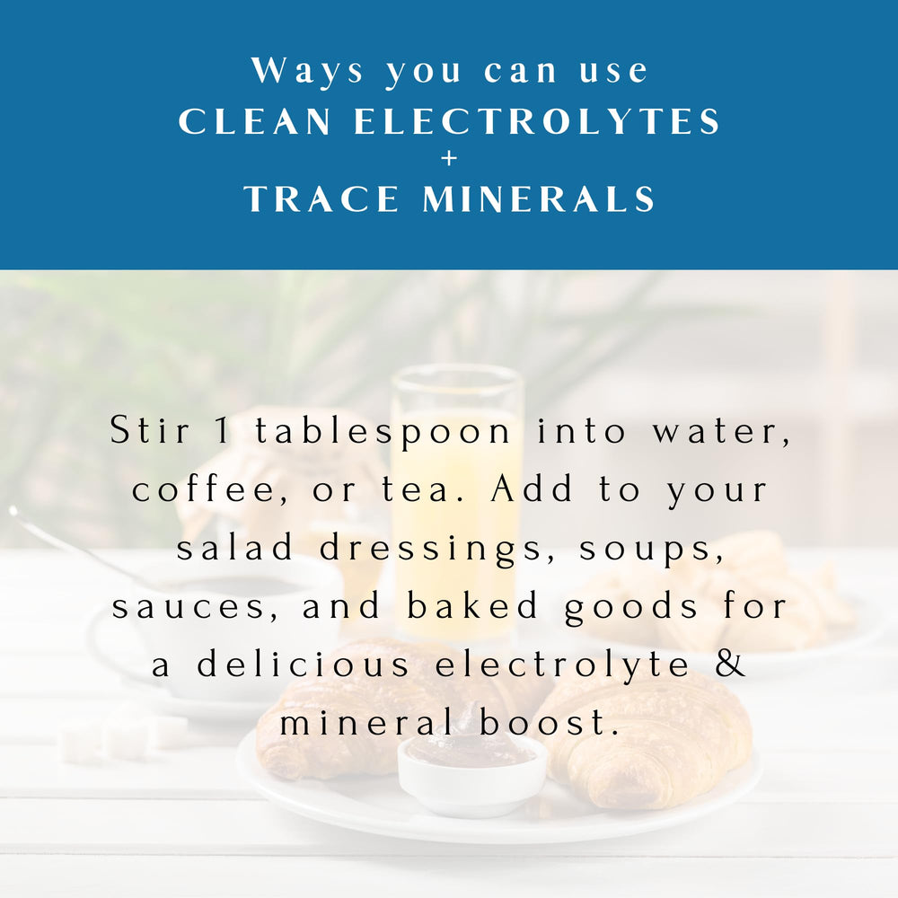 Mt Capra Clean Electrolytes nutrition panel showing no sugar or fillers