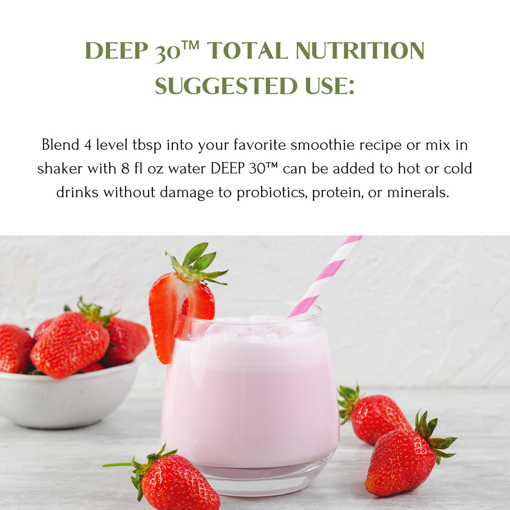 Mt. Capra Deep 30 serving size of 30 meals in a 2-pound tub.