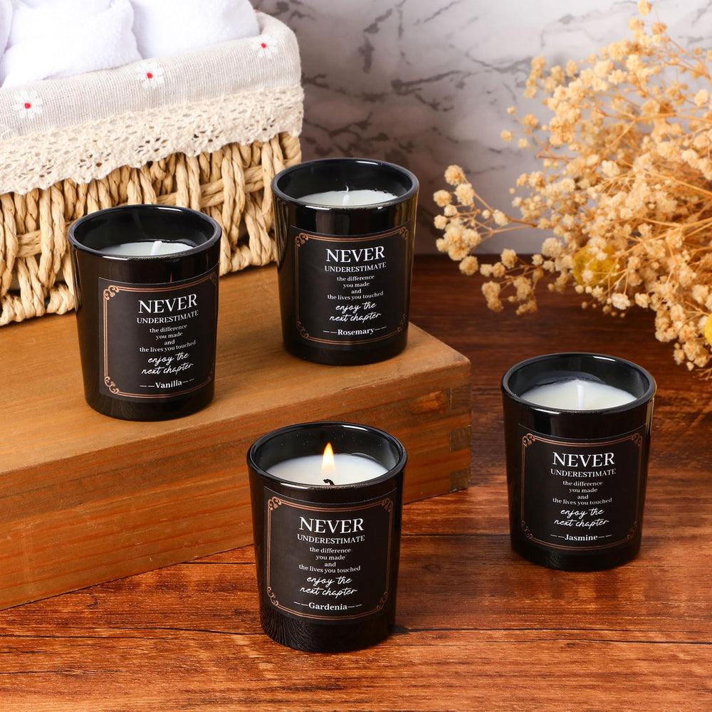 MTLEE compact 2oz candles ideal for any room and easy gifting