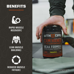 MTN OPS Keep Hammering BCAA being stirred into water for quick intake.