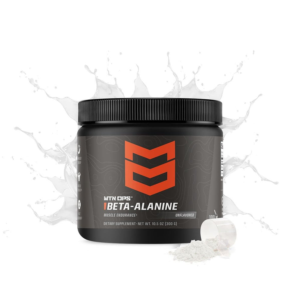 MTN OPS Beta Alanine powder scoop included for precise 3 g servings