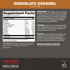 MTN OPS chocolate caramel shake served in a glass after training
