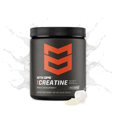 MTN OPS Creatine unflavored 5g scoop ready for steady workouts.