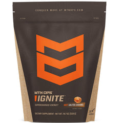 MTN OPS Hot Ignite packaging demonstrates allergen-free energy for active days.