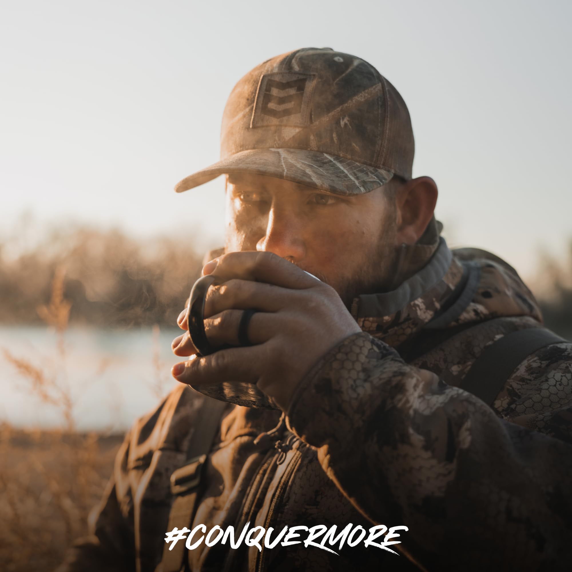 Warm MTN OPS Hot Ignite beverage provides comfort and energy.
