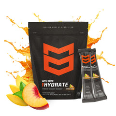 MTN OPS Hydrate pack open closeup highlighting portable electrolyte support for outdoor activities.