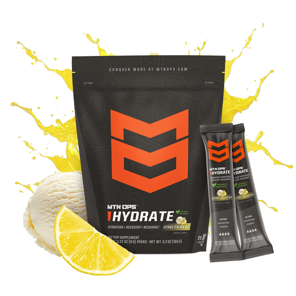 MTN OPS Hydrate scoop mixing water for fast electrolyte hydration