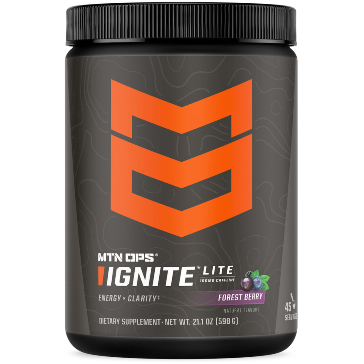 MTN OPS Ignite Lite tub front for convenient energy on the go.