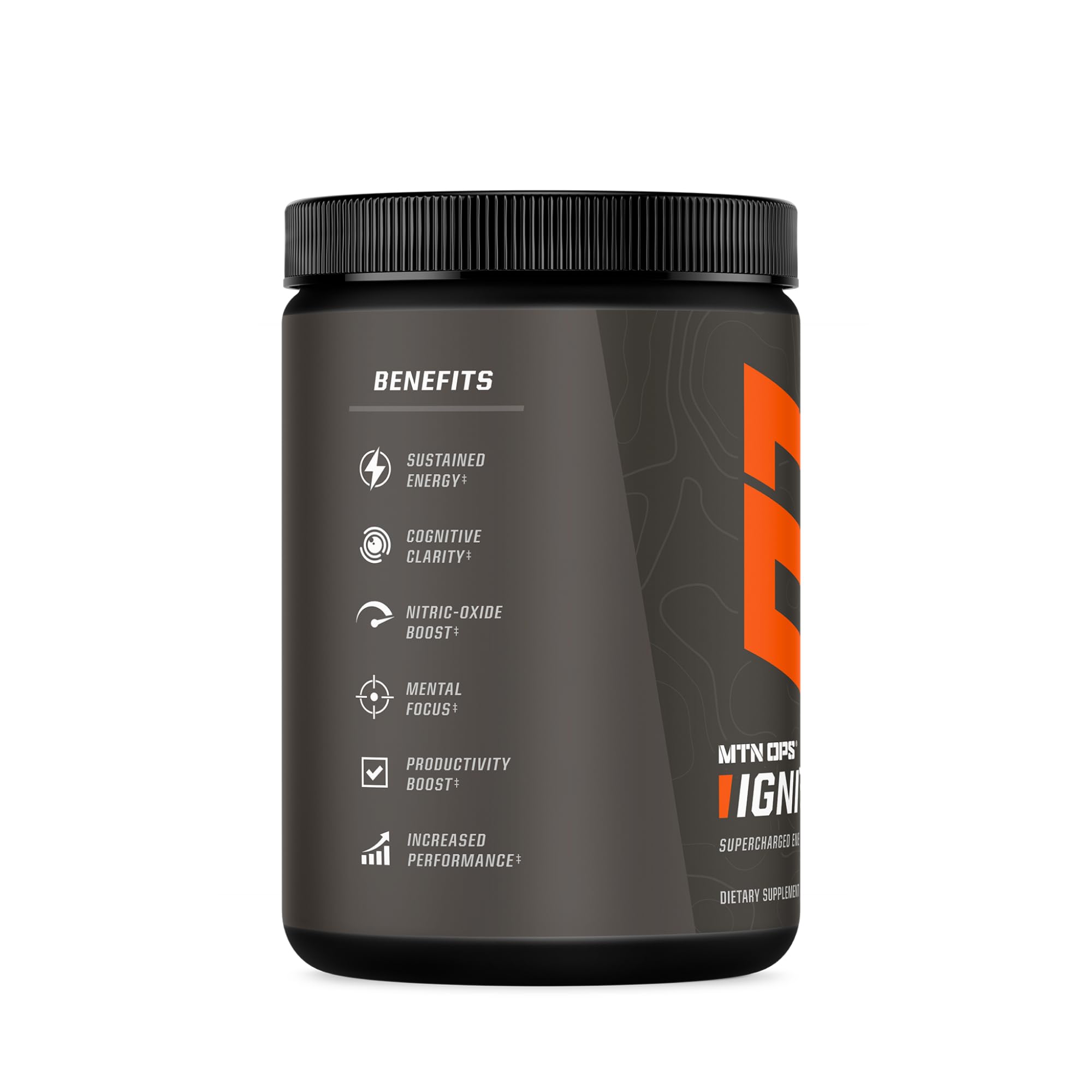 MTN OPS Ignite monk fruit sweetness emphasis on natural flavor and clean energy.