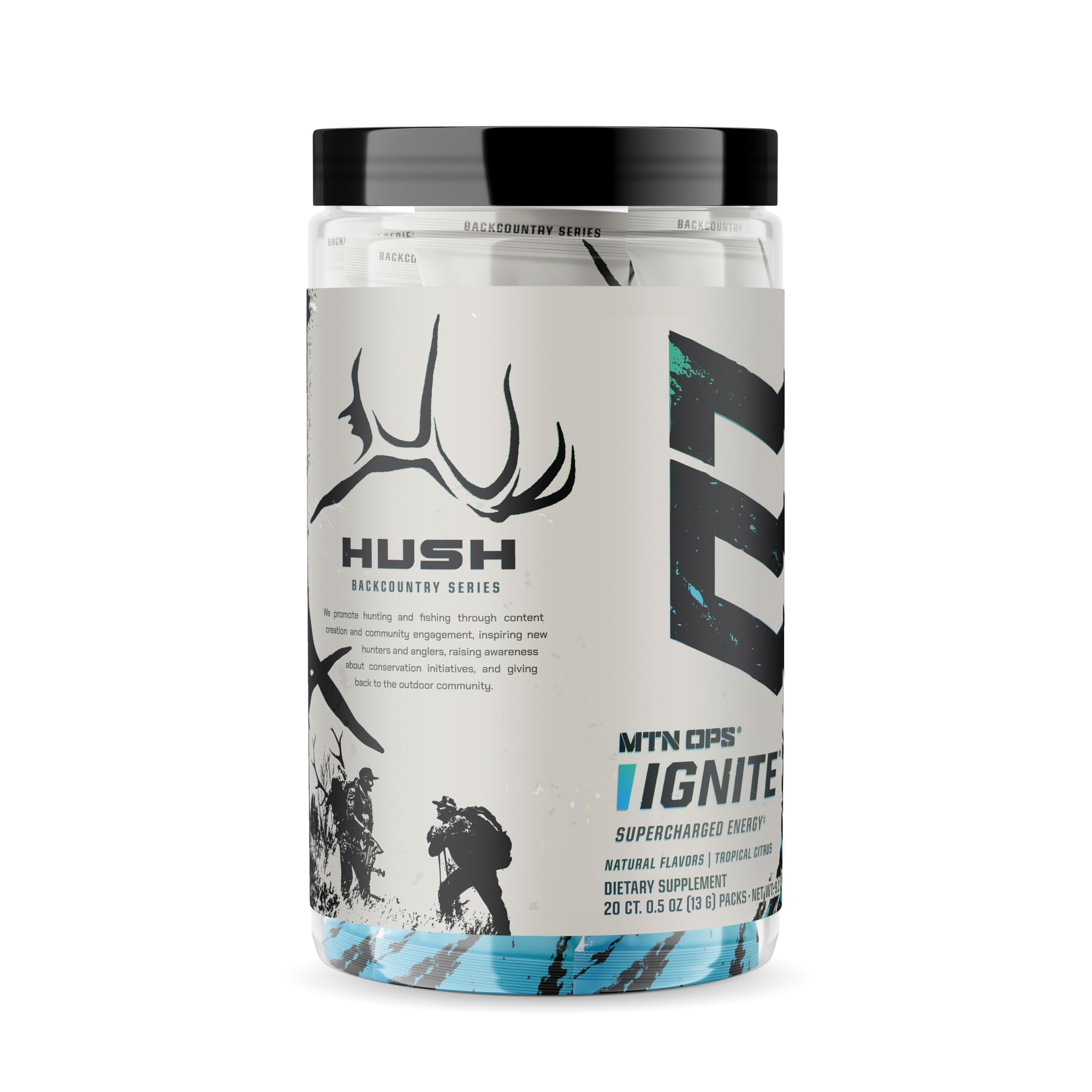 Graphic of Brain Blend nootropics inside MTN OPS Ignite