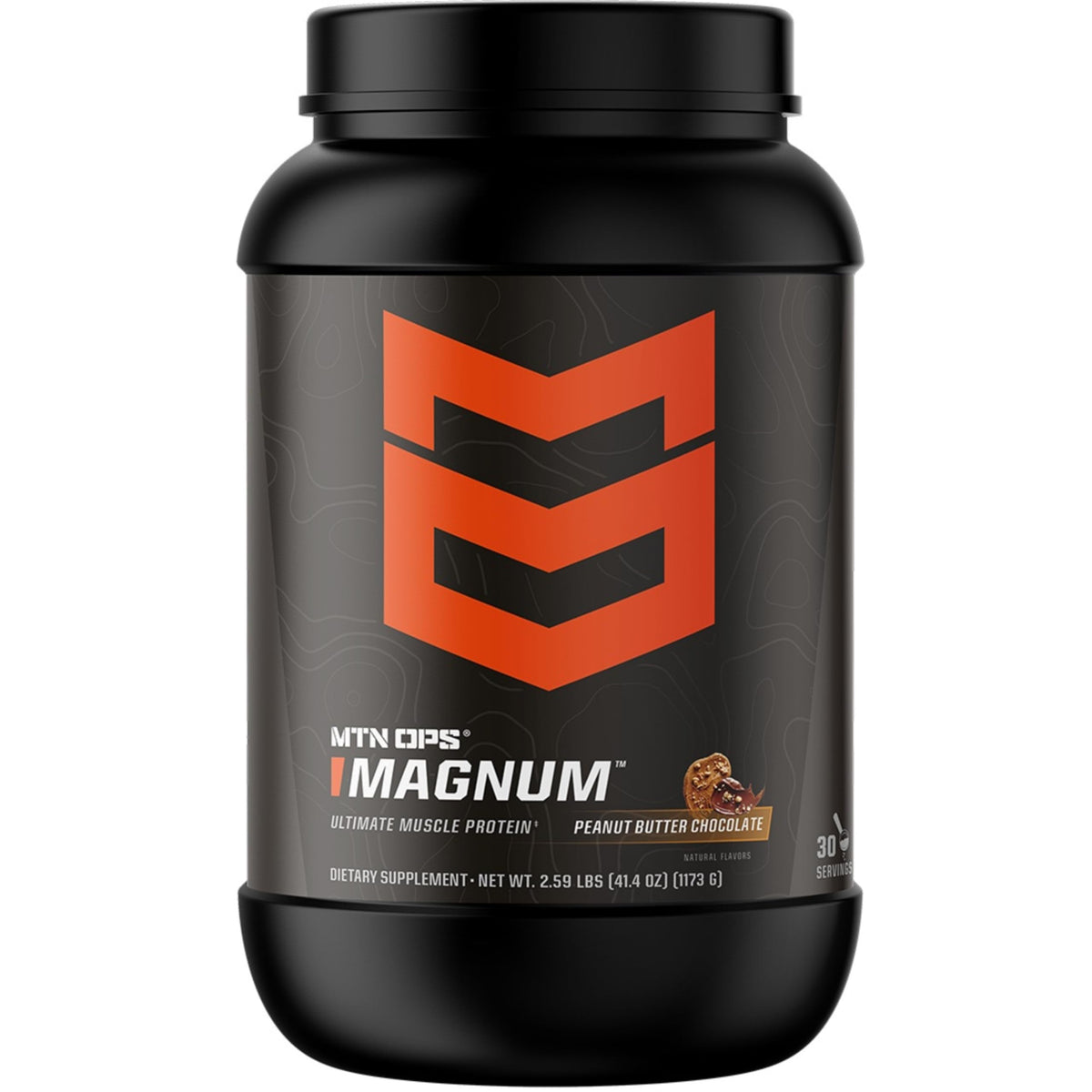 MTN OPS Magnum whey isolate tub for convenient post-workout protein fueling