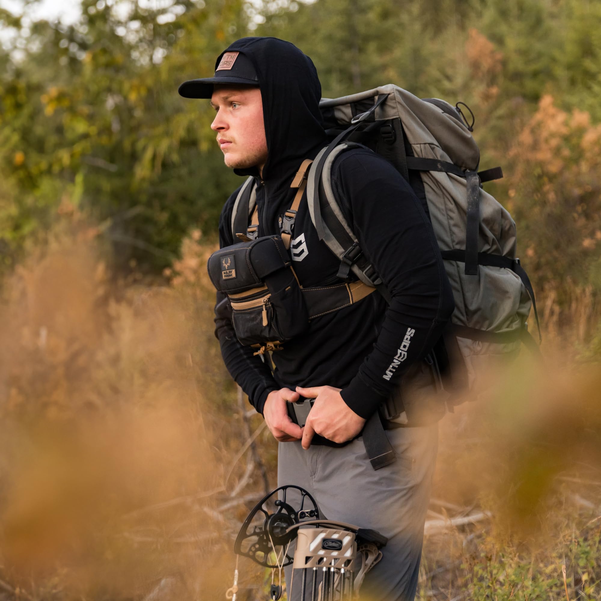 MTN OPS Venture Bar Blueberry Crisp fits in a gym bag for quick snack