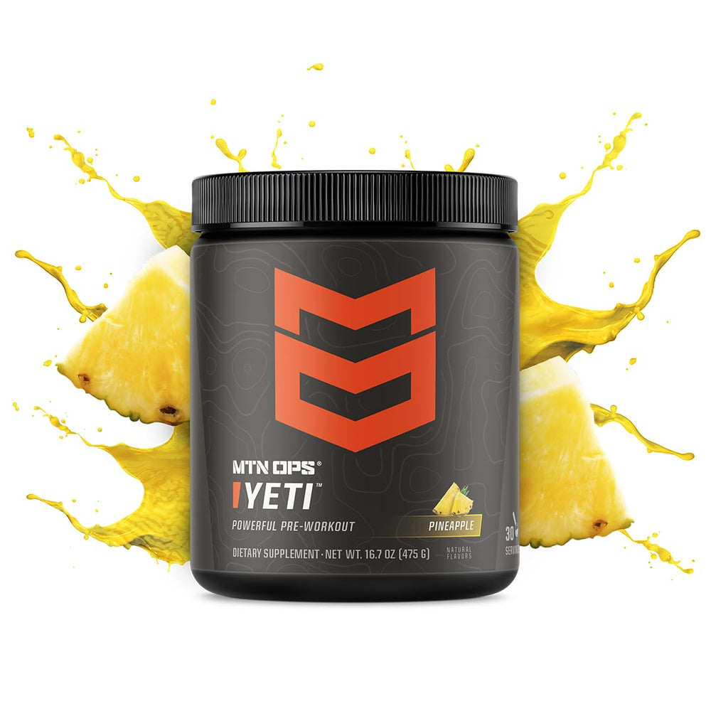 MTN OPS Yeti Pre-entrenamiento ingredientes arginina y citrulina para flujo sanguíneo