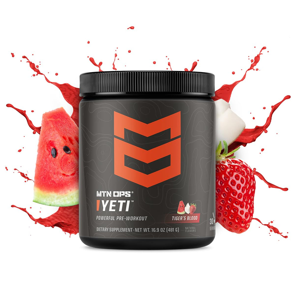 MTN OPS Yeti: verter en shaker para bebida pre-entreno.