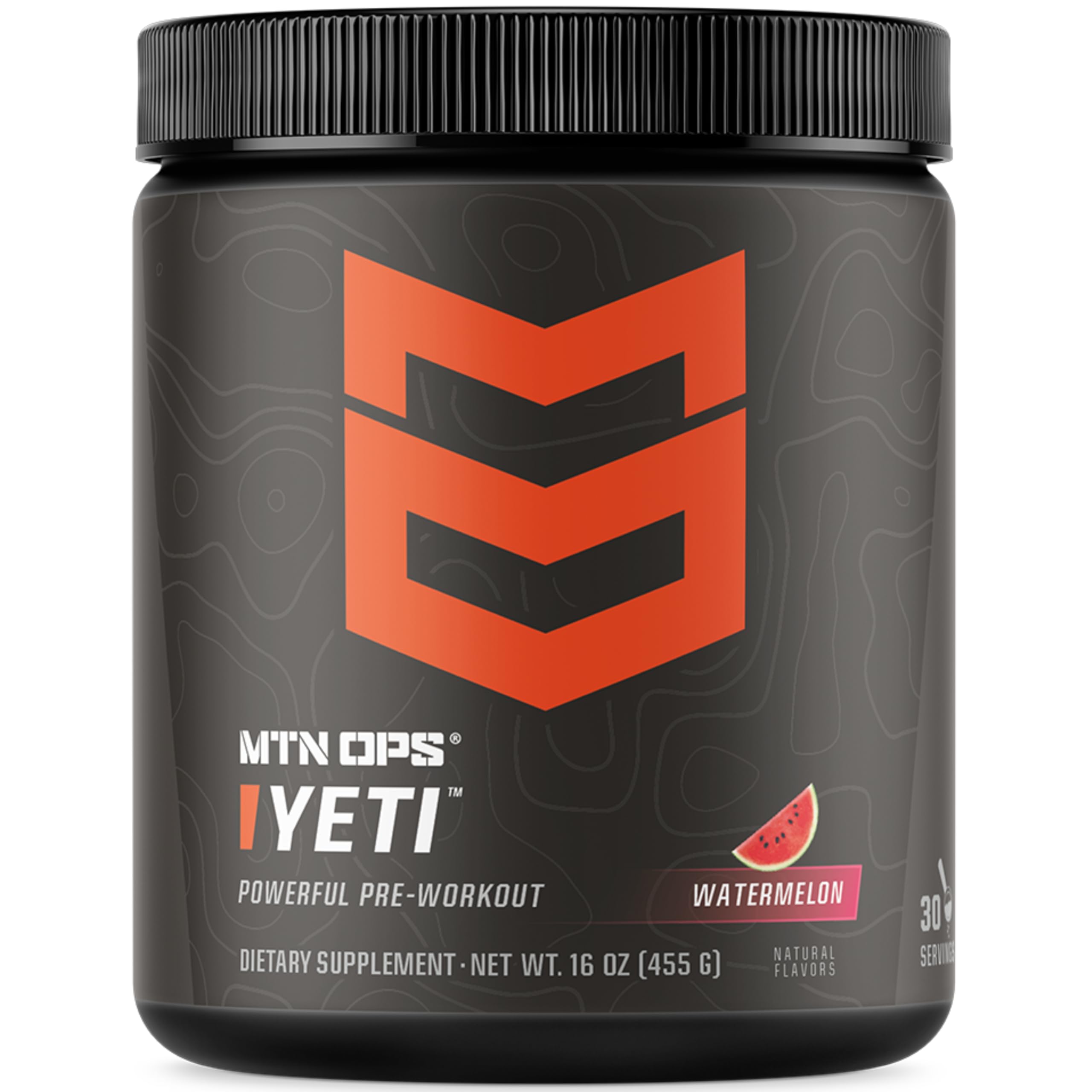 MTN OPS YETI Watermelon tub reveals the energy-boosting pre-workout formula