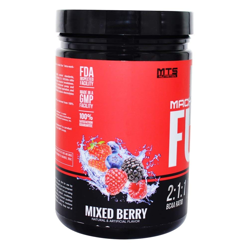 Pouring MTS Machine Fuel powder to start a vegan hydration boost