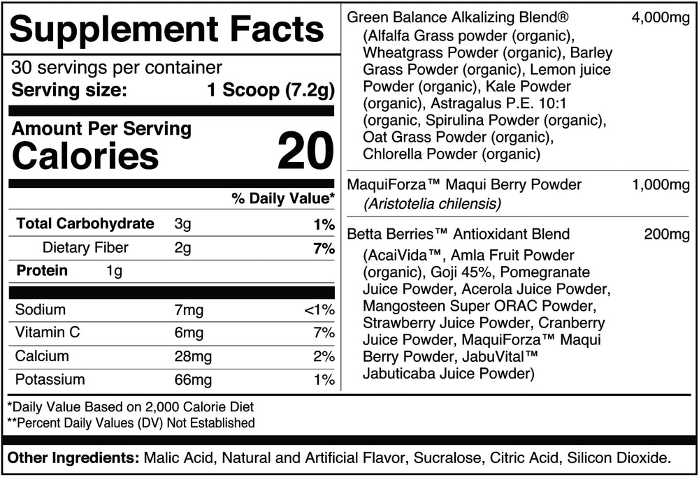 MTS Nutrition Machine Greens + Reds grape glass for a refreshing daily beverage