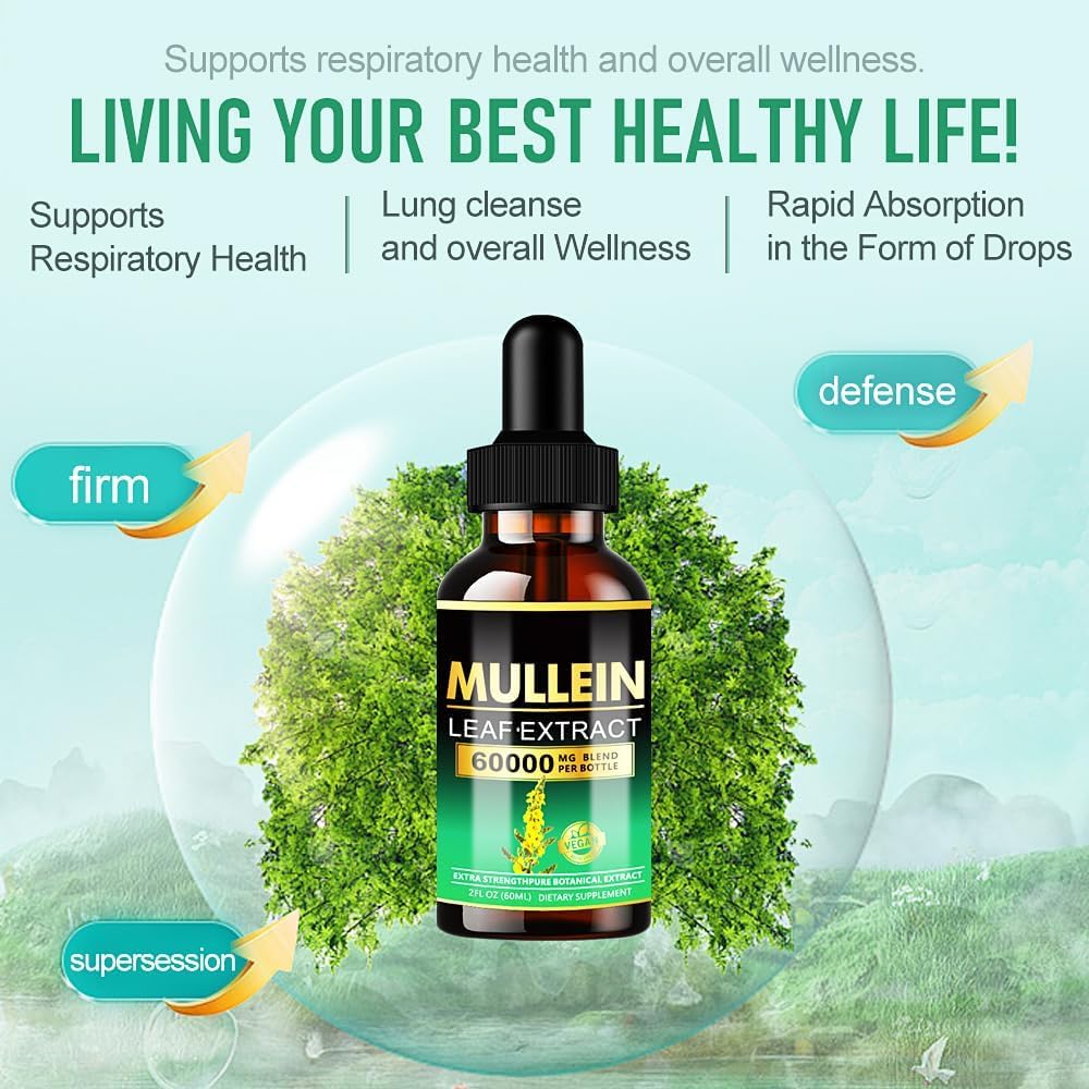 Mualgafy Mullein Drops packaging suitable for everyday routines.